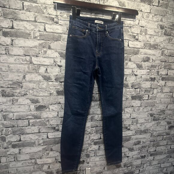 EUC Good American "Good Legs" Blue Jeggings Size 2/26 Waist - Picture 2 of 14